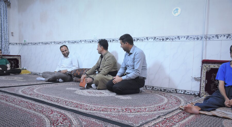 دیدار مدیرکل با مددجویان شهرستان ثلاث‌باباجانی