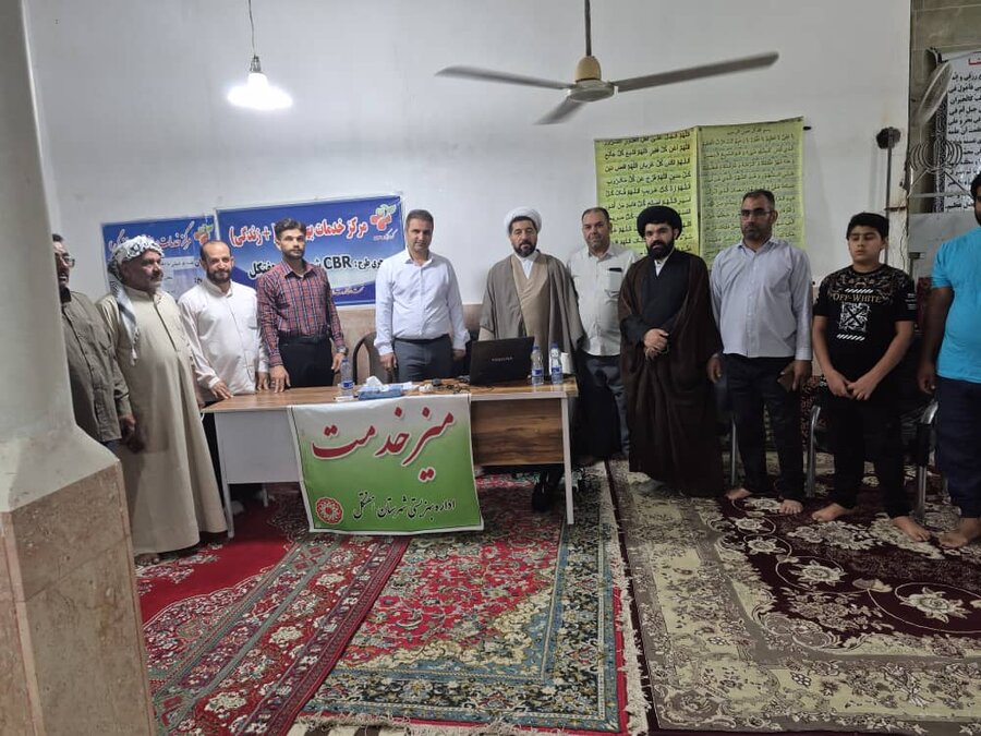 برگزاری میز خدمت بهزیستی در بخش رغیوه هفتکل با هدف رسیدگی میدانی به مشکلات جامعه هدف