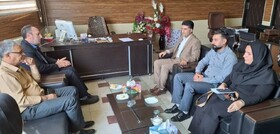 دیدار رئیس بهزیستی با رئیس آموزش و پرورش شهرستان میاندوآب