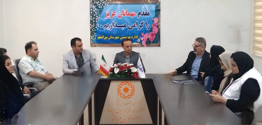 برگزاری جلسه هماهنگی اشتغال مددجویان بهزیستی با حضور رؤسای ادارات فنی‌وحرفه‌ای و کار پیرانشهر
