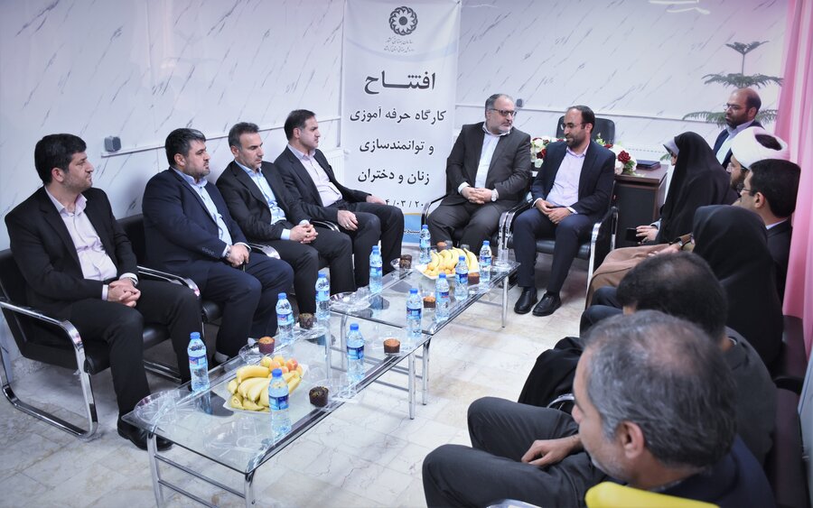 افتتاح کارگاه حرفه‌آموزی