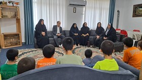 دیدار مدیر کل بهزیستی گیلان با فرزندان مراکز شبانه روزی  شهرستان رودسر
