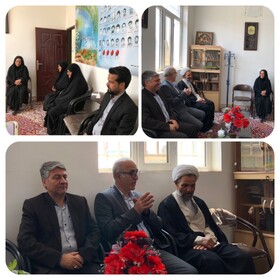 دیدار مدیرکل بهزیستی استان با امام جمعه بخش سده قاینات