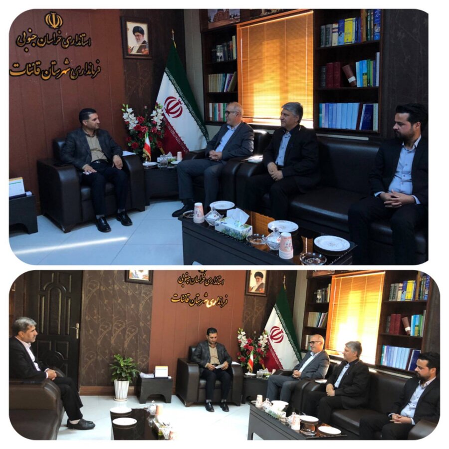 دیدار مدیرکل بهزیستی استان با فرماندار شهرستان قاینات دیدار مدیرکل بهزیستی استان با فرماندار شهرستان قاینات