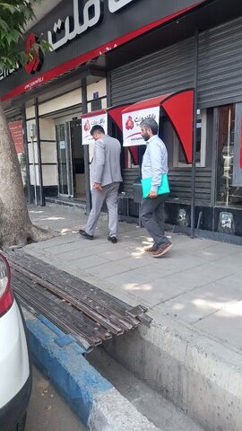 بازدید میدانی از معابر،داروخانه ها و بانک های شهر کوهسار توسط تیم تخصصی کمیته فنی مناسب سازی