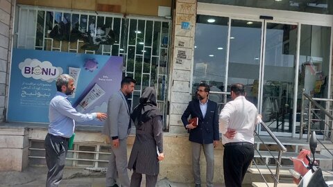 بازدید میدانی از معابر،داروخانه ها و بانک های شهر کوهسار توسط تیم تخصصی کمیته فنی مناسب سازی
