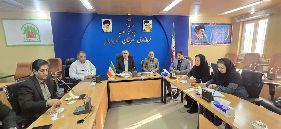 نخستین جلسه ستاد هماهنگی و پیگیری مناسب‌سازی در کامیاران برگزار شد 