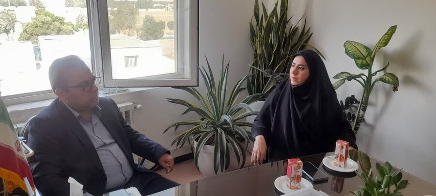 چهارباغ | دیدار رؤسای بهزیستی و محیط زیست شهرستان چهارباغ 
