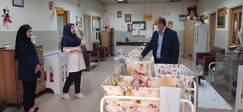 بازدید مدیرکل بهزیستی گیلان از شیرخوارگاه مهر بهزیستی رشت