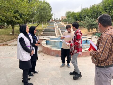 تیم اورژانس اجتماعی در محل پارک گلستان شهر جدید مهستان مستقر شد