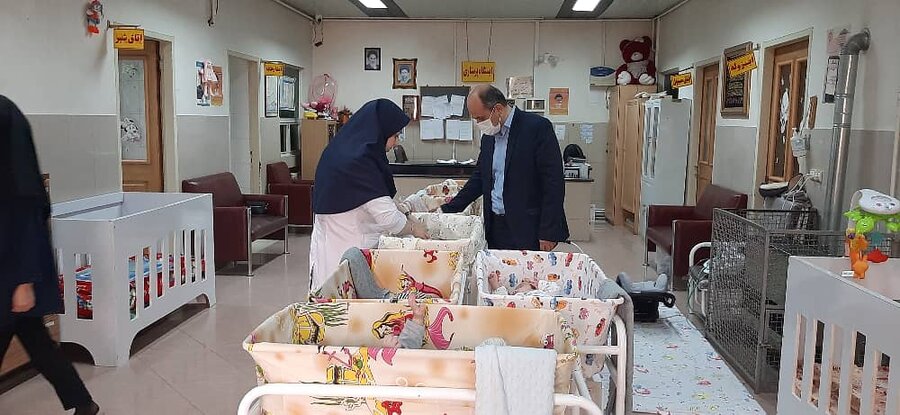 بازدید مدیرکل بهزیستی گیلان از شیرخوارگاه مهر رشت