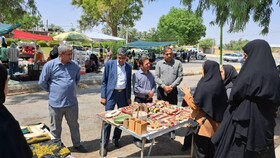 حاجی آباد | برگزاری نمایشگاه صنایع دستی و توانمندی‌های افراد دارای معلولیت