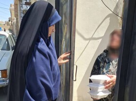 سنت حسنه اطعام معلولین و مددجویان بهزیستی چالدران در عید غدیر