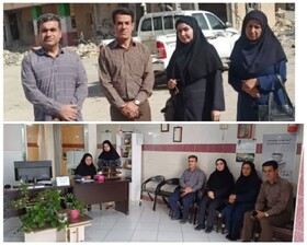 خدمت‌ به مددجویان قصرشیرین علی‌رغم تخریب ساختمان بهزیستی