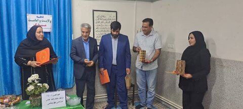 تقدیر از خیرین سادات نیک‌اندیش بهزیستی خدابنده در آستانه عید غدیر
