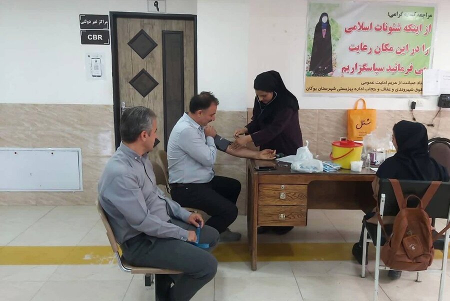 اجرای طرح تست قند و فشارخون و اندازه گیری قد و وزن کارکنان بهزیستی اجرای طرح تست قند و فشارخون و اندازه گیری قد و وزن کارکنان بهزیستی
