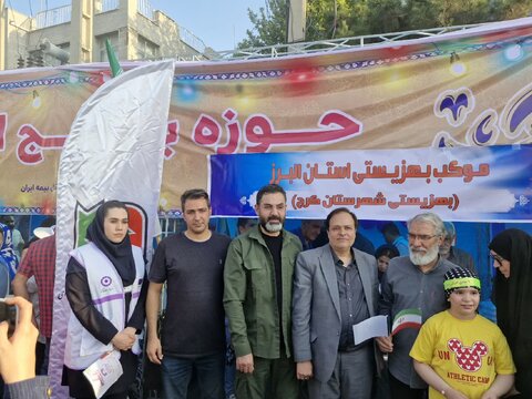 حضور فعال موکب بهزیستی کرج در اجتماع بزرگ "ایران ذوالفقار علی(ع)"