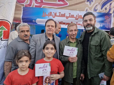 حضور فعال موکب بهزیستی کرج در اجتماع بزرگ "ایران ذوالفقار علی(ع)"