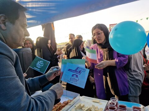 حضور فعال موکب بهزیستی کرج در اجتماع بزرگ "ایران ذوالفقار علی(ع)"