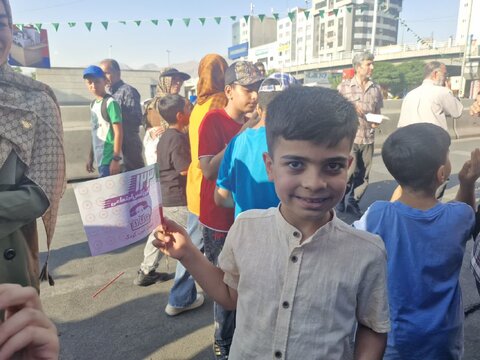 حضور فعال موکب بهزیستی کرج در اجتماع بزرگ "ایران ذوالفقار علی(ع)"