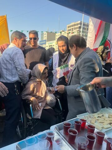 حضور فعال موکب بهزیستی کرج در اجتماع بزرگ "ایران ذوالفقار علی(ع)"