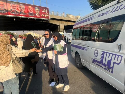 حضور فعال موکب بهزیستی کرج در اجتماع بزرگ "ایران ذوالفقار علی(ع)"