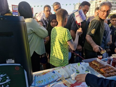 حضور فعال موکب بهزیستی کرج در اجتماع بزرگ "ایران ذوالفقار علی(ع)"