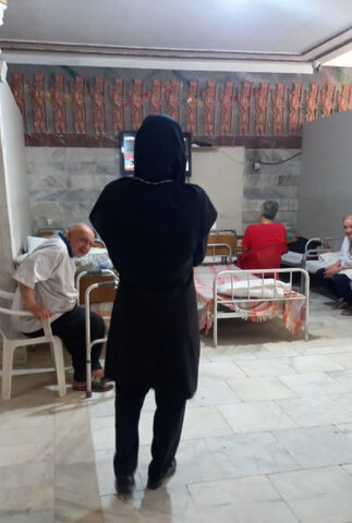 ساوجبلاغ | در راستای نظارت تخصصی به مراکز / بازدید سرزده کارشناس حوزه تخصصی از سرای سالمندان آریا