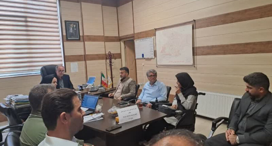 نظرآباد | ستاد مناسب‌سازی معابر و اماکن عمومی تشکیل جلسه داد