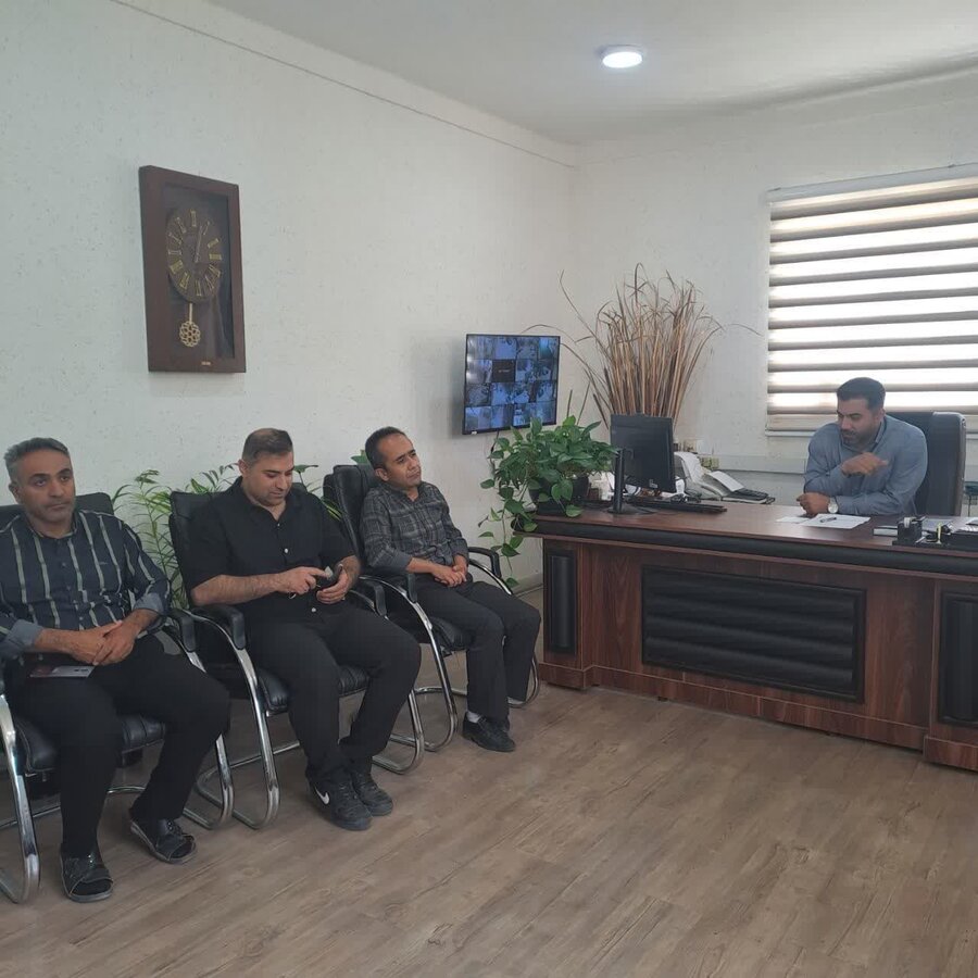 برگزاری کمیته مدیریت بحران بهزیستی در بانه