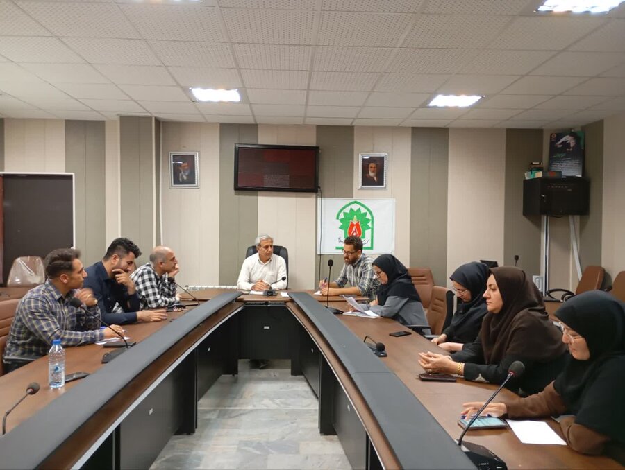 برگزاری جلسه مدیریت بحران در بهزیستی قروه