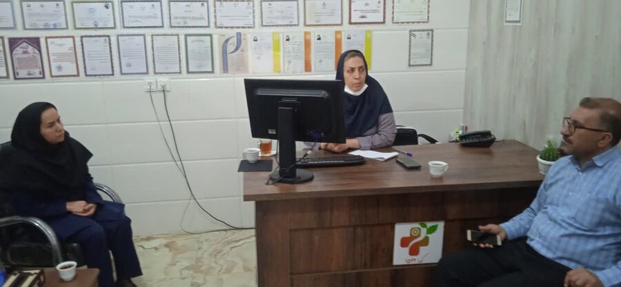 بازدید رئیس و مسئول حراست بهزیستی دهگلان از مراکز غیردولتی