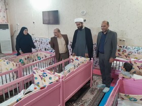 گزارش تصویری / بازدید مشاور اجرایی استاندار قم از شیرخوارگاه صدف بهزیستی