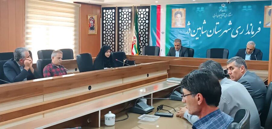 جلسه ستاد هماهنگی و مناسب سازی و شورای سالمندی بهزیستی شاهین دژ