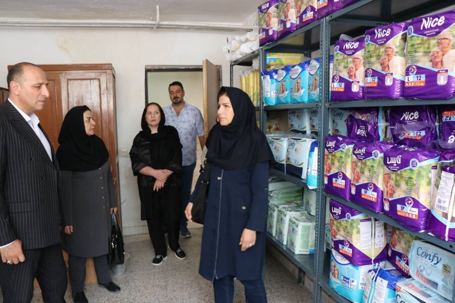 حضور مؤثر مدیرکل بهزیستی در کنار سالمندان در روزهای خاص