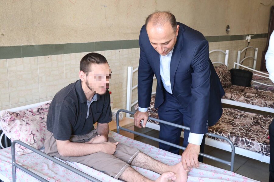 بازدید مدیرکل بهزیستی استان از مرکز توانبخشی و مراقبتی معلولین جسمی حرکتی فانوس ارومیه