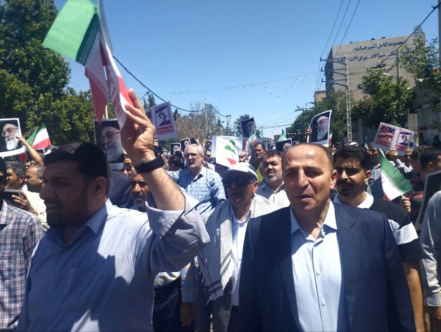 خروش همدلی و ایستادگی در آذربایجان‌غربی