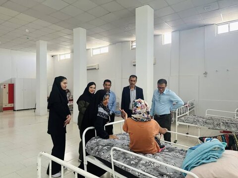بازدید از مراکز بهزیستی در راستای آمادگی در مقابل بحرانهای احتمالی توسط سرپرست بهزیستی استان بوشهر
