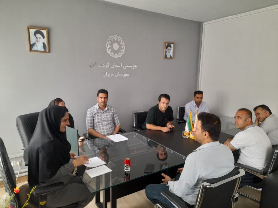 برگزاری جلسه ستاد بحران در بهزیستی مریوان