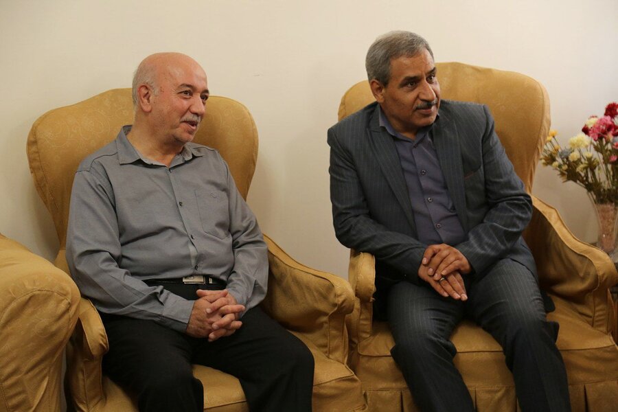 دیدار مدیرکل بهزیستی استان کردستان با بازنشستگان