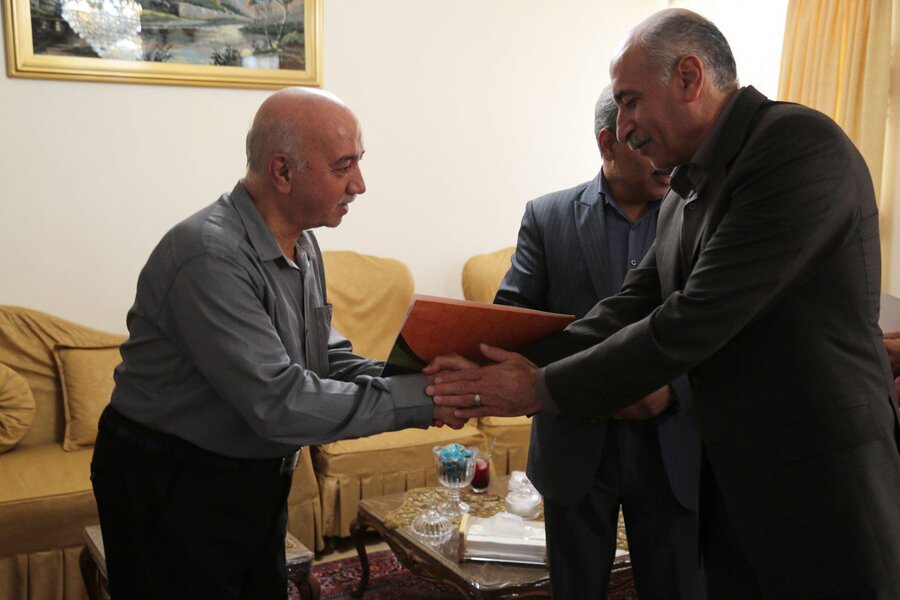 دیدار مدیرکل بهزیستی استان کردستان با بازنشستگان