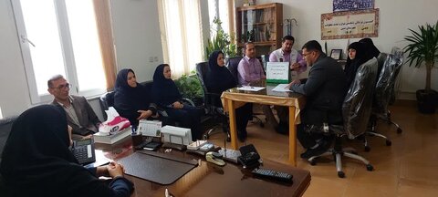 نمین| جلسه کمیته مدیریت بحران و پدافند غیرعامل در بهزیستی شهرستان نمین