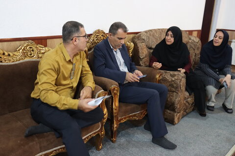 بازدید سرپرست بهزیستی استان بوشهر از روند خدمات تخصی  درمراکز اورژانس اجتماعی ۱۲۳ و خط مشاوره