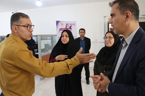 بازدید سرپرست بهزیستی استان بوشهر از روند خدمات تخصی  درمراکز اورژانس اجتماعی ۱۲۳ و خط مشاوره