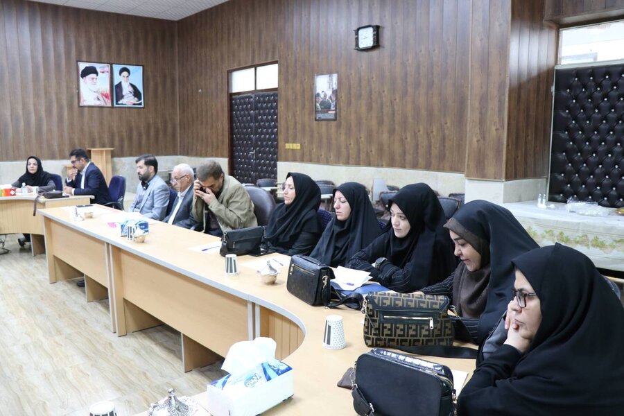 جلسه مدیریت بحران ادارات بهزیستی شمال استان در شهرستان خوی