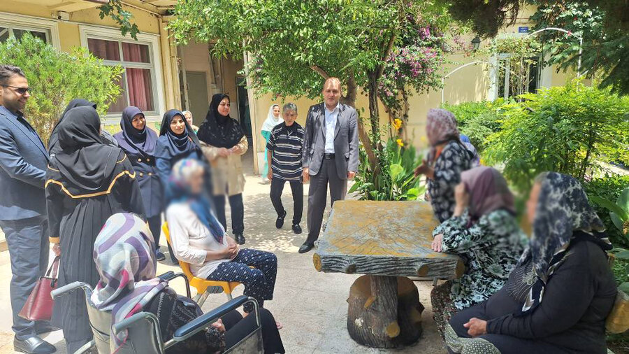 بازدید مدیرکل بهزیستی استان گیلان از خانه سالمندان سرای محبت بندر انزلی