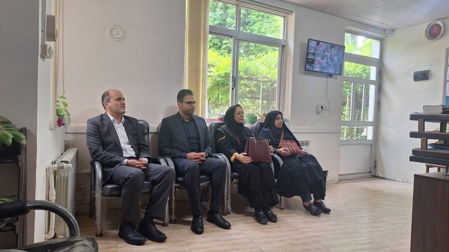 بازدید مدیرکل بهزیستی استان گیلان از خانه سالمندان سرای محبت بندر انزلی