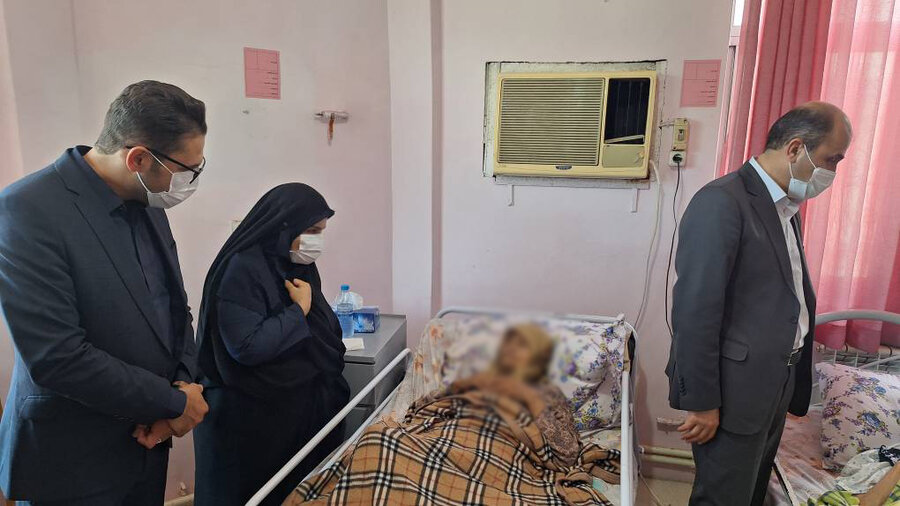 بازدید مدیرکل بهزیستی استان گیلان از خانه سالمندان سرای محبت بندر انزلی