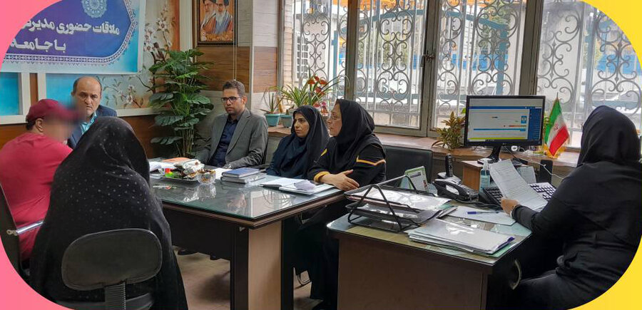 ملاقات چهره به چهره مدیرکل ومسئولین بهزیستی گیلان با مددجویان و توانخواهان