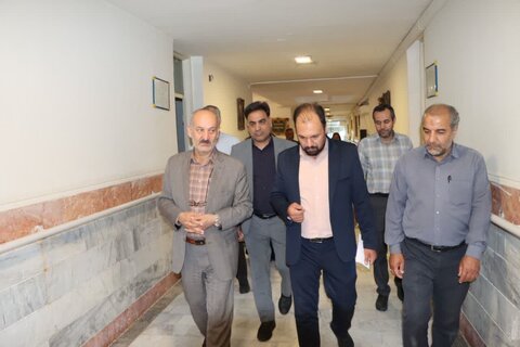 بازدید مسئولان بهزیستی استان مرکزی از مرکز توانبخشی و نگهداری سالمندان ابراهیم‌آباد